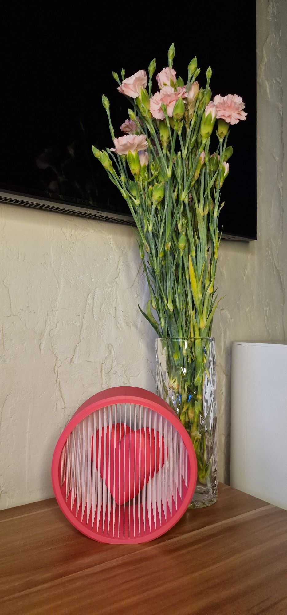 Prezent na dzień matki serce 3D