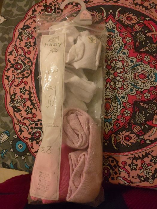 Rajstopy dziewczęce 0-6