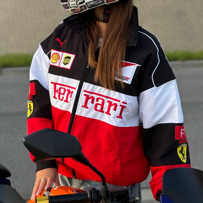 Kurtka Bomberka Racing Jacket Ferrari rozm. M L XL