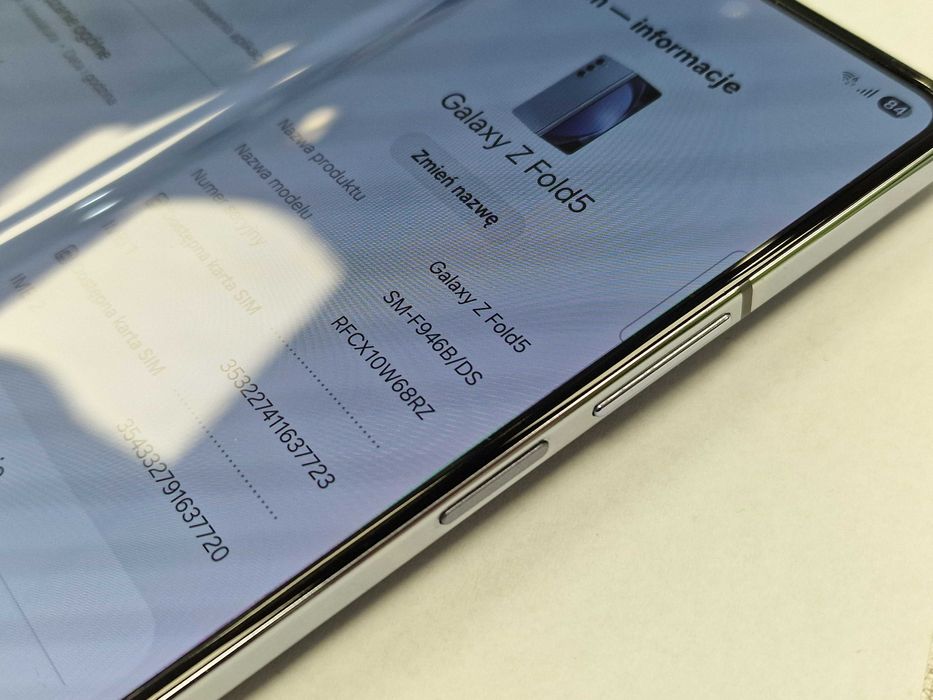 Samsung Galaxy Z Fold5/ 12GB/ 256GB/ Icy Blue/ Grade A- + ładowarka