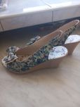 Buty letnie z kokardką