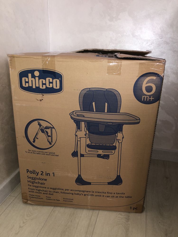 Стільчик для годування Chicco Polli 2 in 1