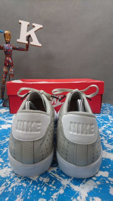 Buty Nike All Court 2 Low Leather Pale Grey White R.44,5
