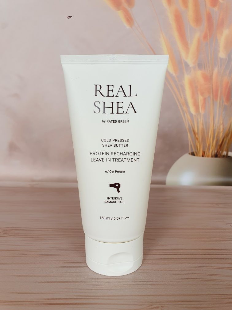 Термозахист для волосся Rated Green Real Shea 150 мл з маслом ши Корея