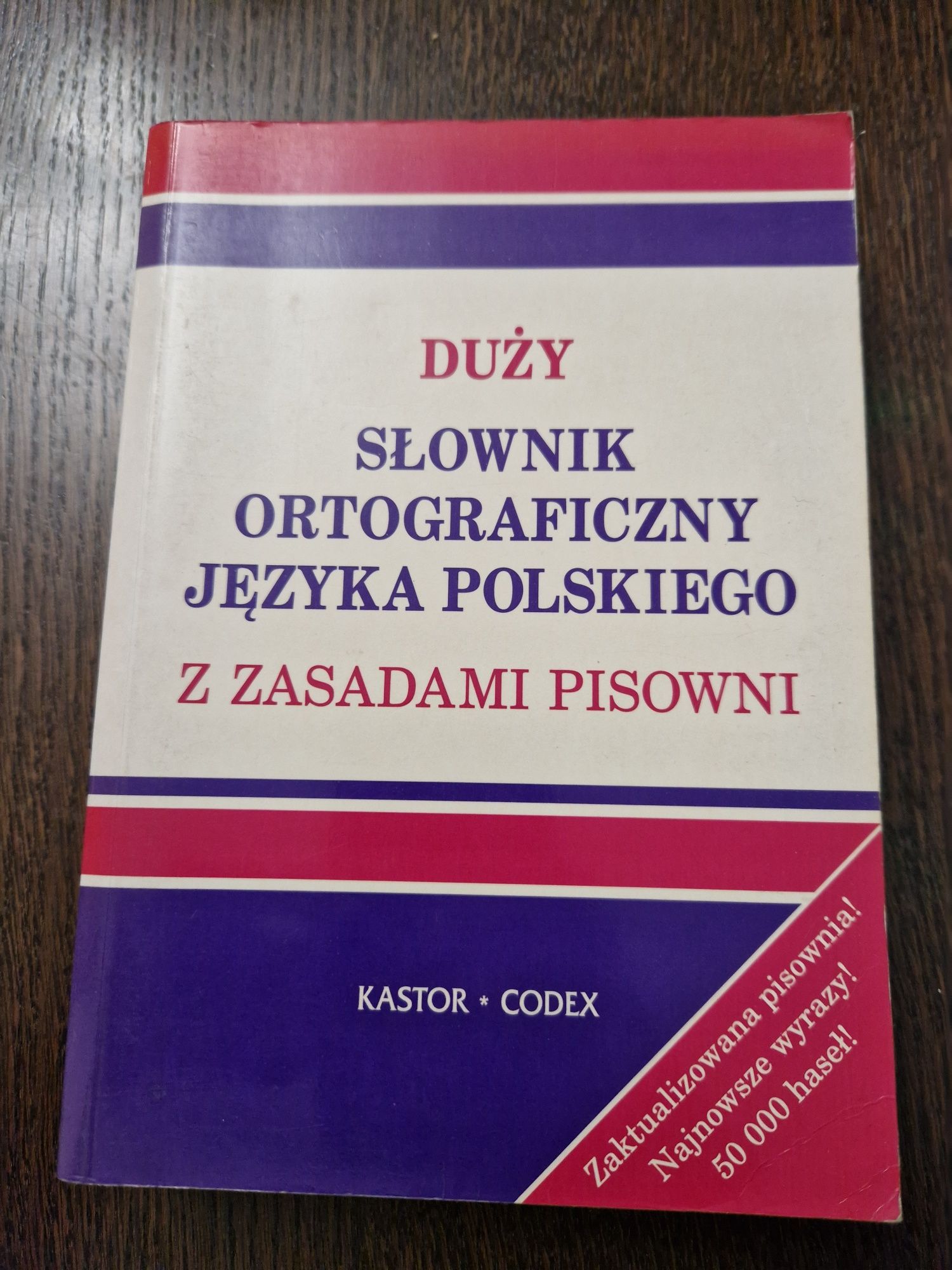 Duży słownik ortograficzny języka polskiego z pisowni Tittenbrun 1997