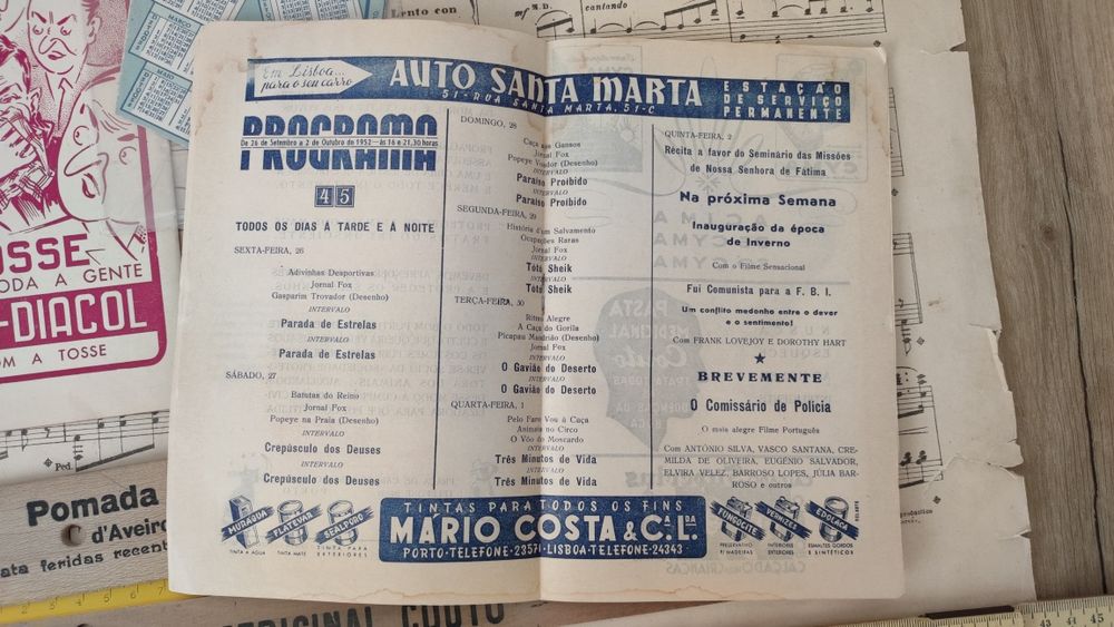 Pasta Medicinal Couto - Publicidade Antiga