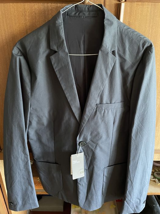 HM premium pima cotton man jacket чоловічий підлітковий піджак блейзер