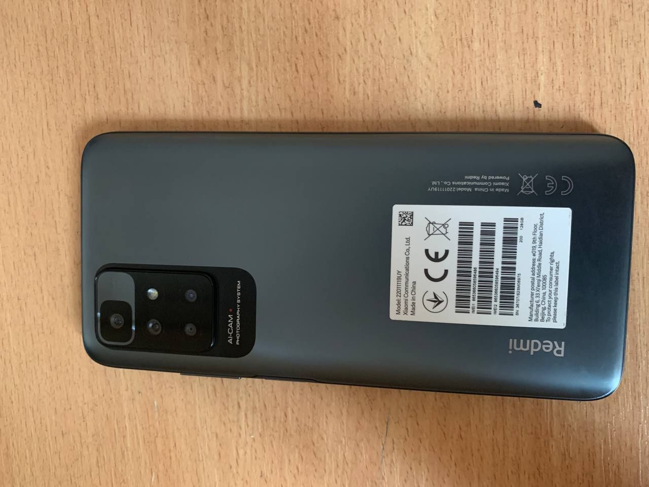 Продам xiаоmi redmi 10 2022 Carbon Gray 128