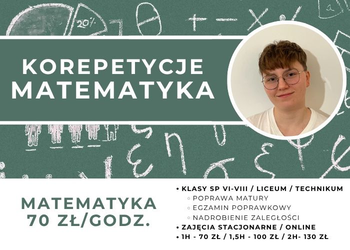 Korepetycje - matematyka
