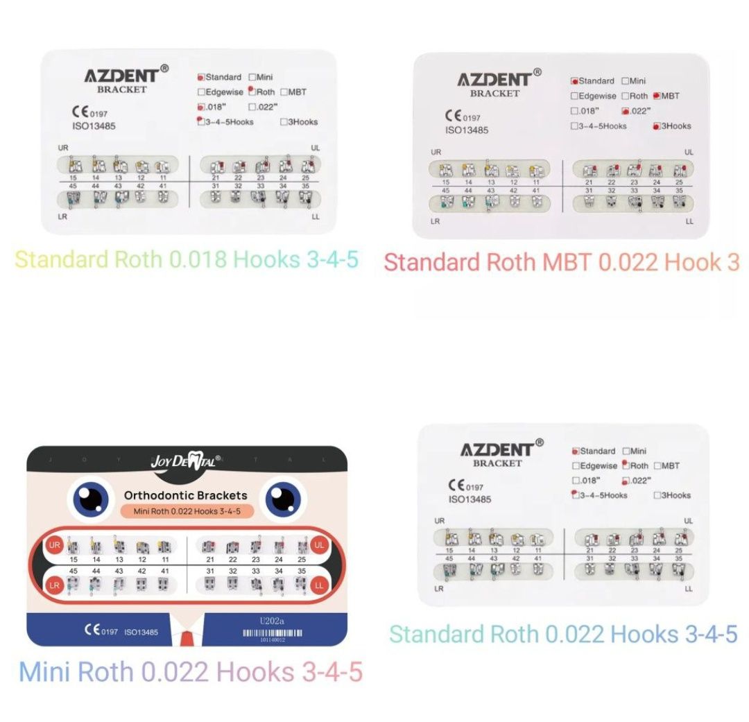 Ортодонтичні брекети, самолігуючі брекети, брекеты