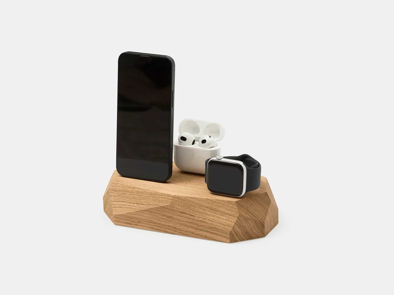 Base carregamento iPhone, Airpod e Apple watch Oakywood