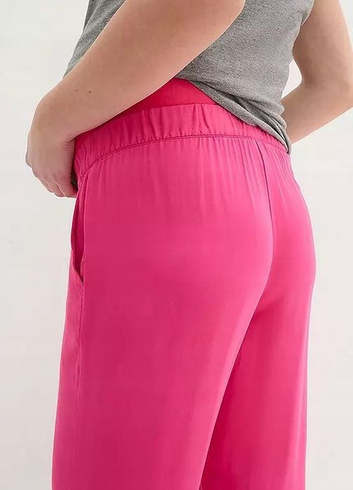 B.P.C spodnie ciążowe cienkie zwiewne różowe ^36