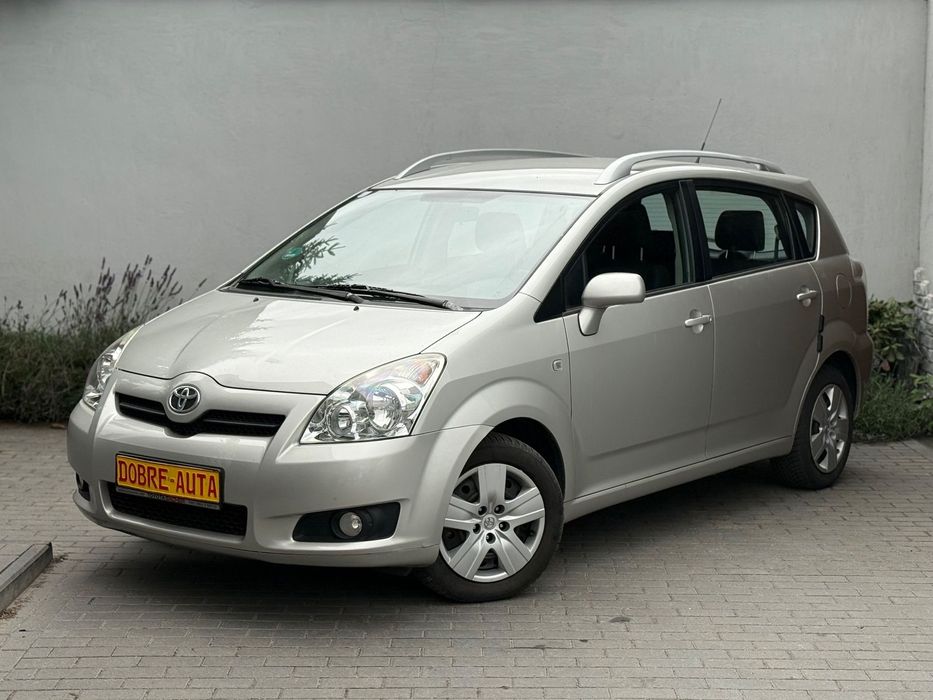 Toyota Corolla Verso Śliczna benzynka klima niski przebieg dobra opinia auta