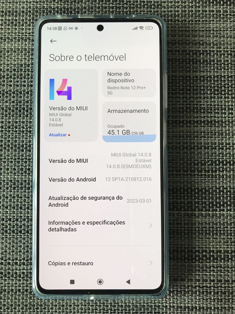 xiaomi redmi note 12 pro+ 5g 15dias