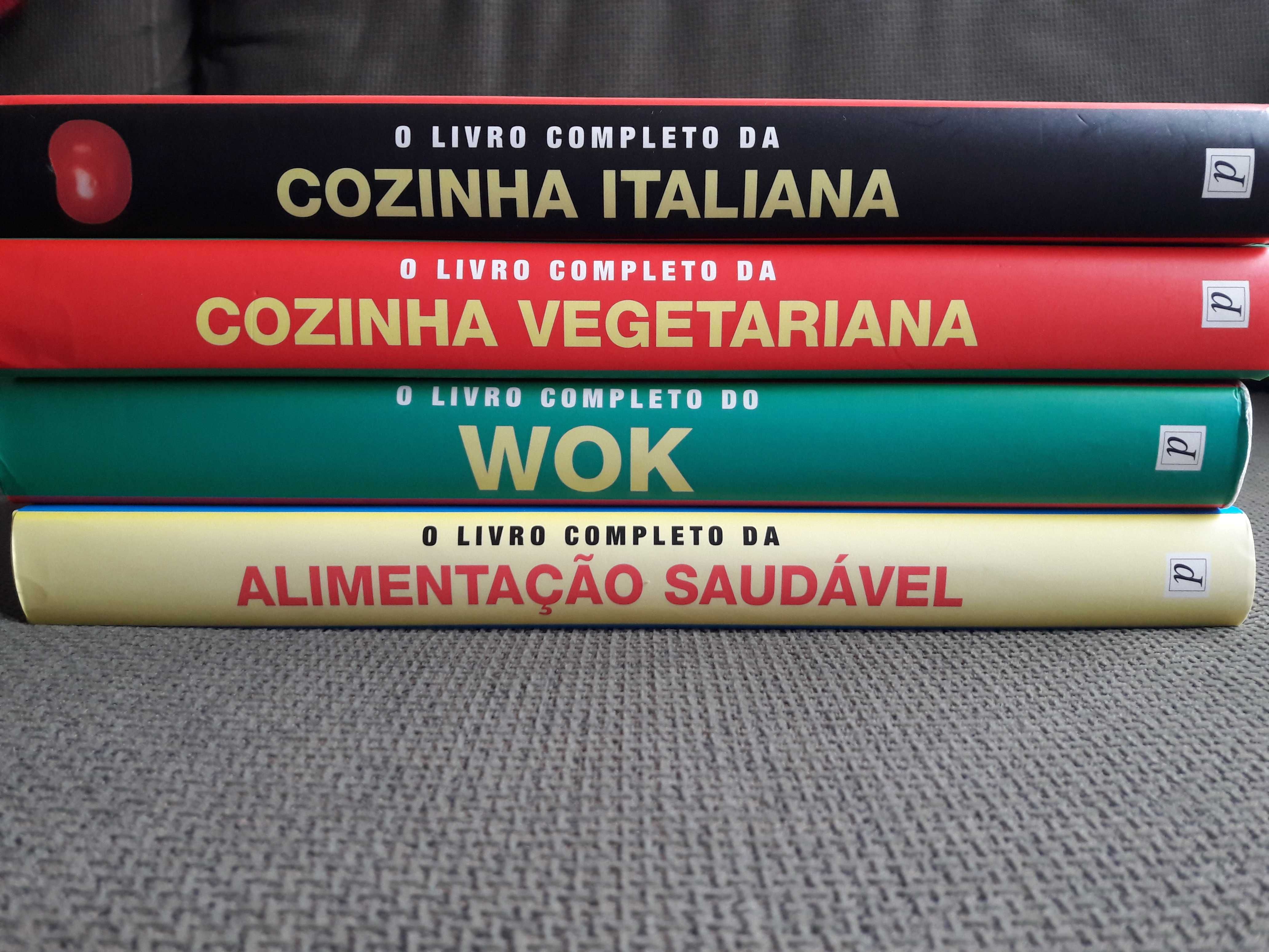 Livros cozinha como novos