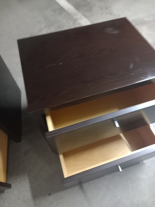 Mesas cabeceira wenge