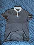 Polo Massimo Dutti azul escuro tamanho M