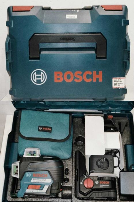 Laser krzyżowy 360 STOPNI Bosch GLL3-80 CG PROFESSIONAL 30m NIEUŻYWANY