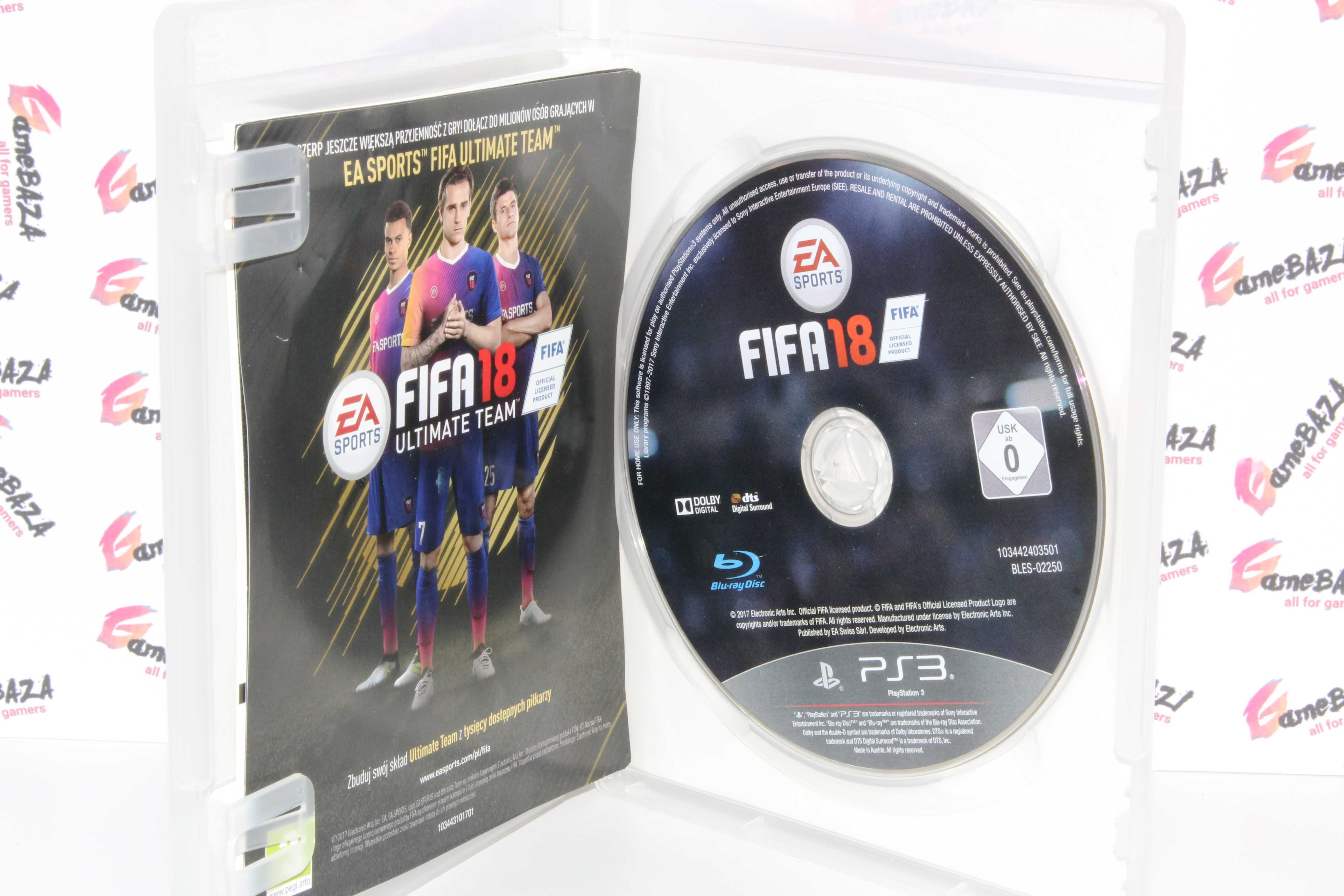 FIFA 18 Edycja Legacy PS3 PL GameBAZA