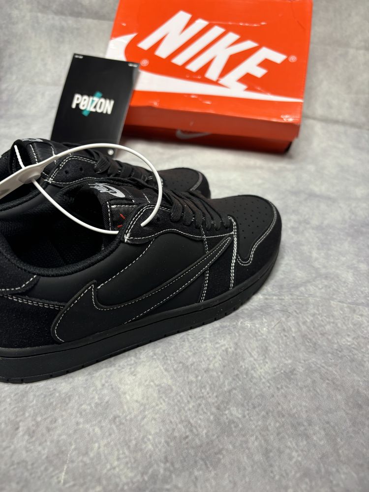 Кроссовки Nike Air Jordan 1 low x Travis Scott OG Phantom , найк