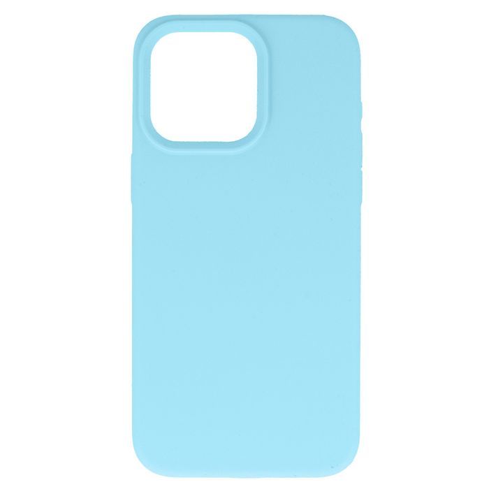 Silicone Lite Case Do Iphone 15 Plus Jasnoniebieski