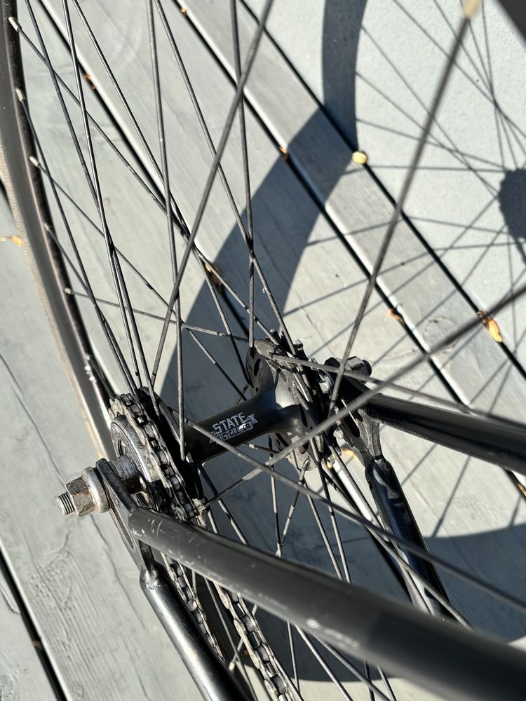 Rower ostre koło fixed gear single speed State Bicycle Cinelli carbon