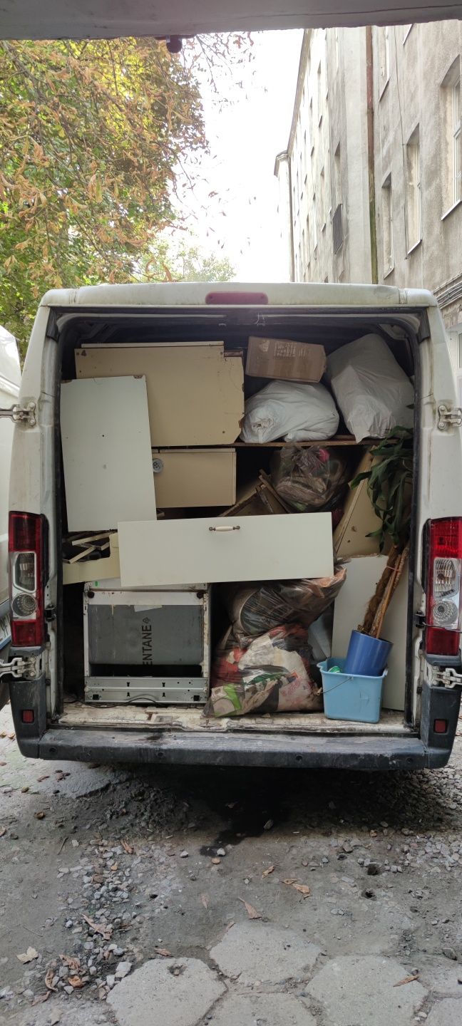 Wywóz odpadów opróżnianie mieszkań hal biur strychów rozbiórki kontene