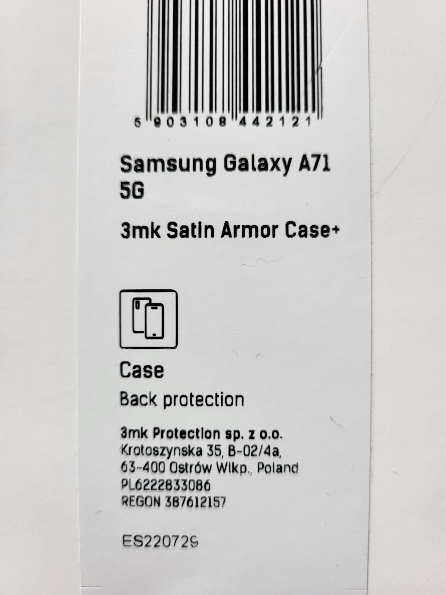 Etui 3mk Satin Armor Case do Samsung Galaxy A71 5G