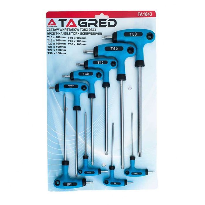 Zestaw wkrętaków torx typy T klucze torx śrubokręty torx wkrętaki torx