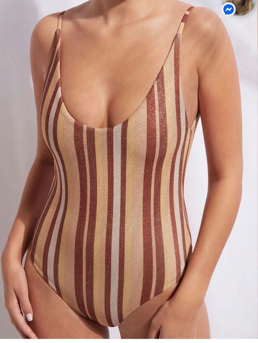 Stylowy strój kąpielowy jednoczęściowy  Calzedonia 36 S