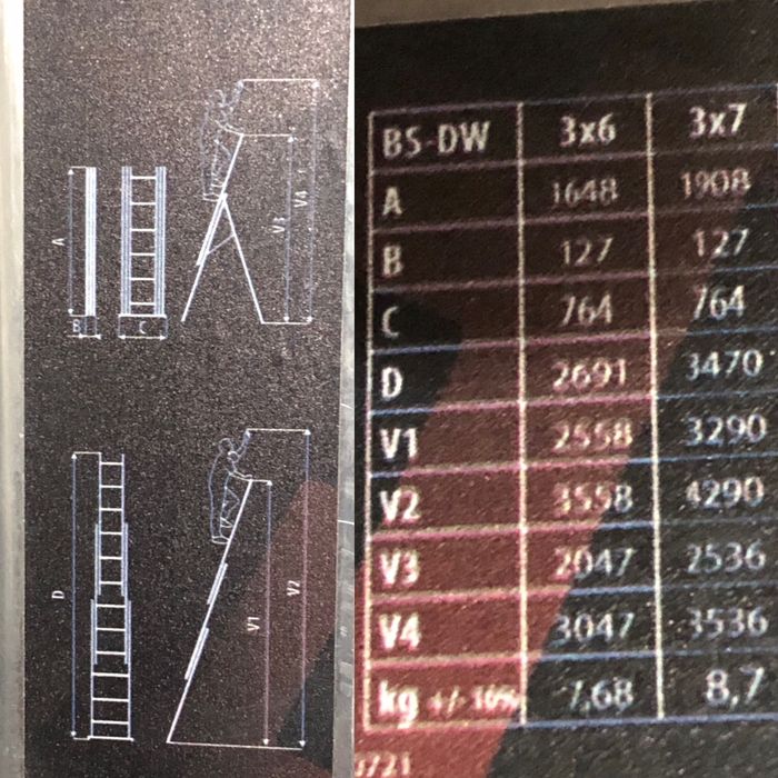 Drabina 3x7 Aluminiowa - nigdy nie używana - cena ostateczna