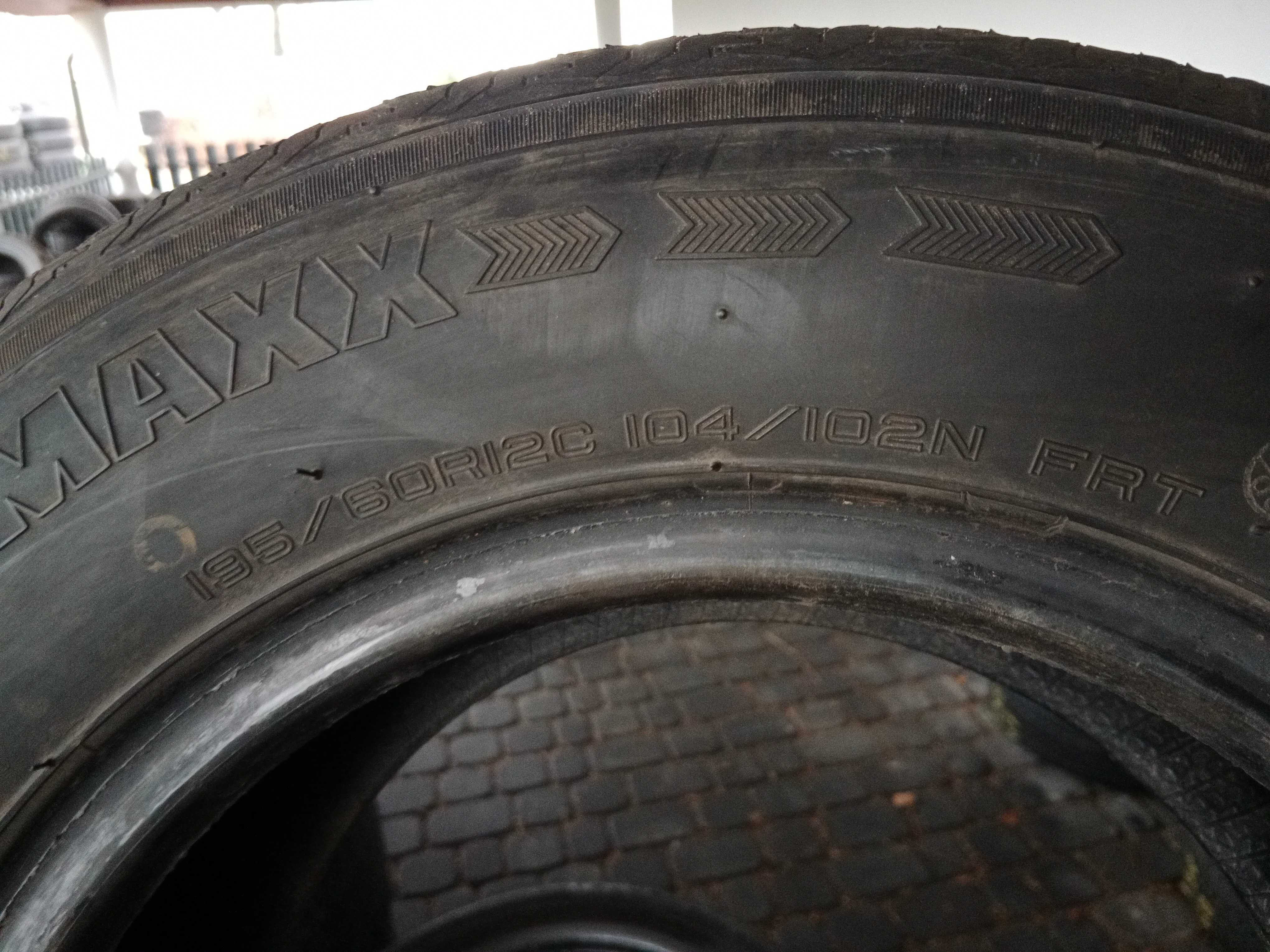 Opony używane 195/60R12C Trailermaxx FRT 2szt.