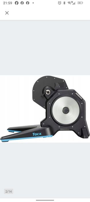 Nowy, oryginalny trenażer Garmin Tacx Flux 2 Smart