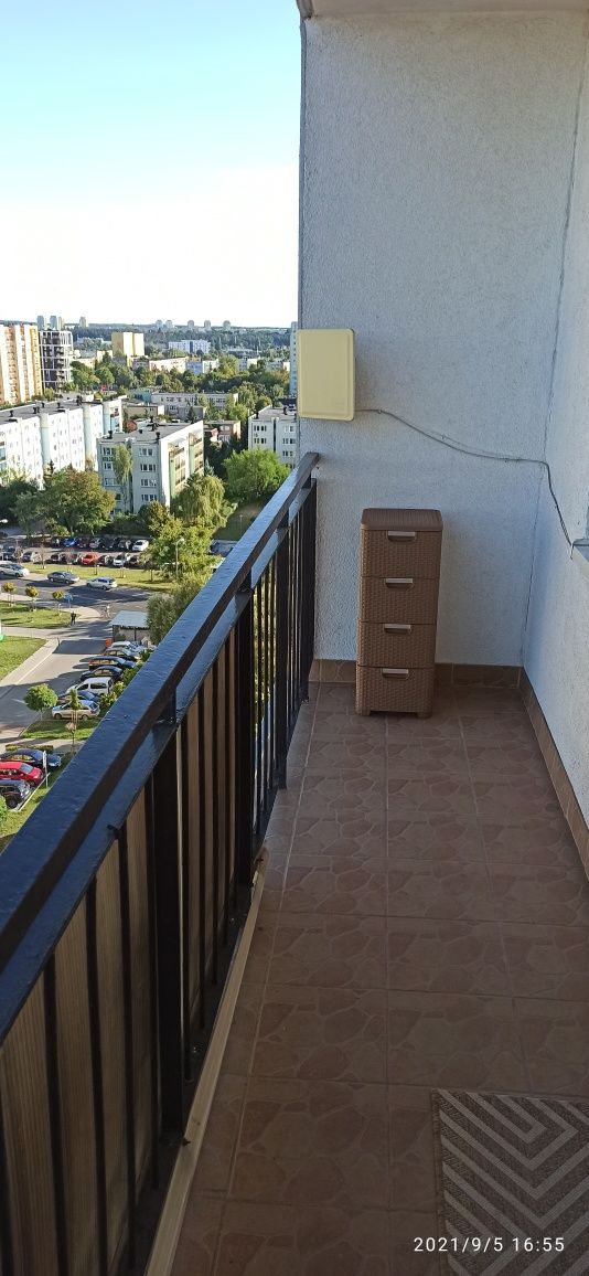 Pokój w mieszkaniu studenckim - 16m2 z balkonem