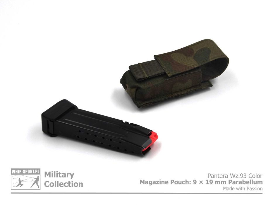 Kieszeń na magazynek Pistolet 9×19mm - CZ VIS WIST Beretta - Wz.93 IRR