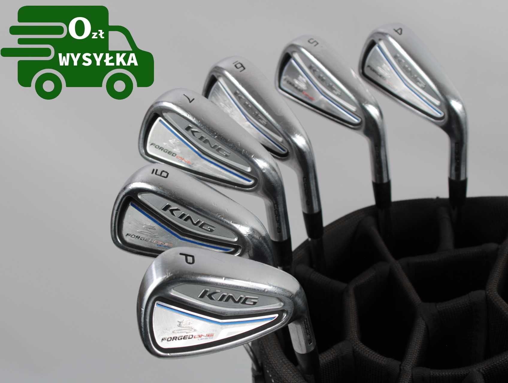 Zestaw Cobra 4-PW Forged ONE LENGHT F7 kije do golfa golfowe S-flex