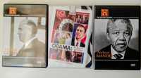 3 DVDs Biografias de Presidentes.1€ cada.