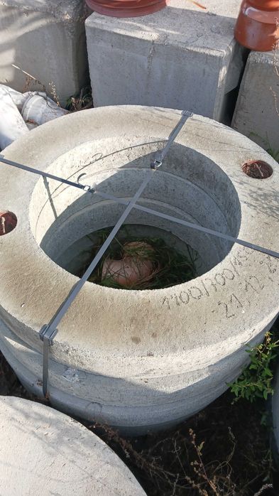 pierścienie betonowe, rura trzonowa karbowana, studnia betonowa