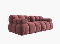 Sofa 2-Osobowa Modułowa Bellis  Róż Velwet