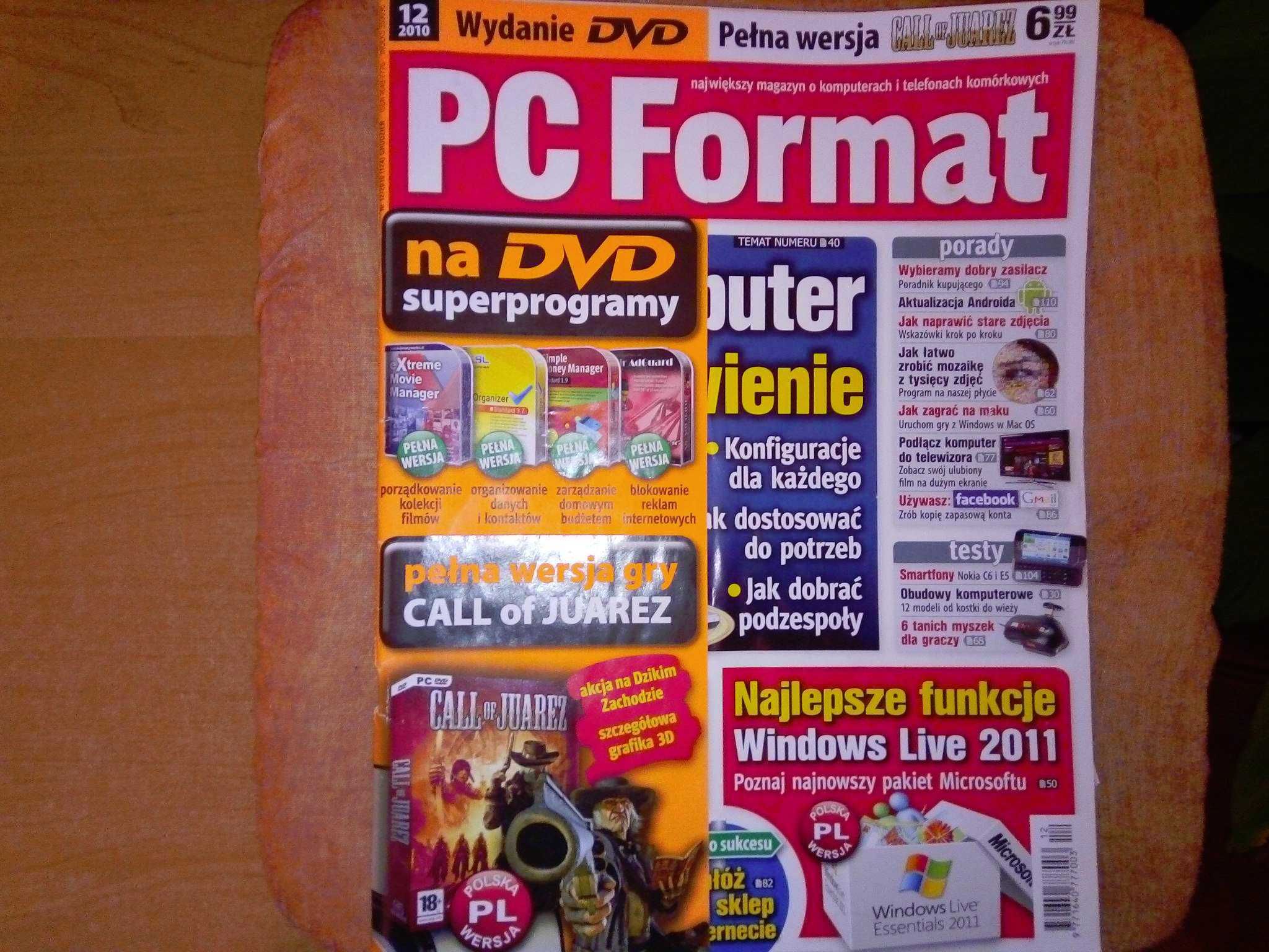 PC Format 12 2010 grudzień (124) Gazeta + płyta CD Czasopismo