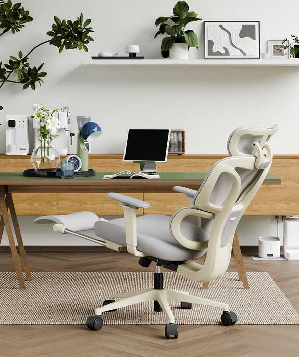 Nowe krzesło ergonomiczne / fotel biurowy / FlexiSpot BS5WG !K417!
