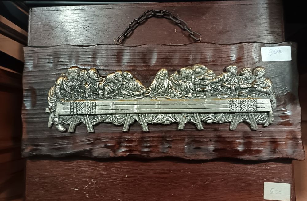 Ceias de Cristo madeira e metal