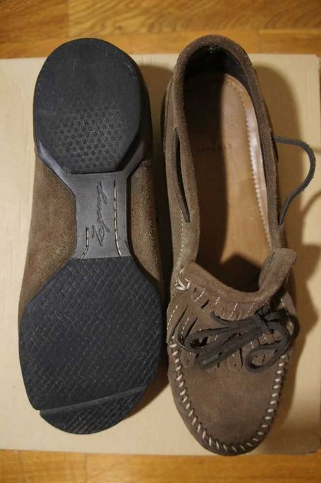 ZARA мокасини замшеві замшевые мокасины