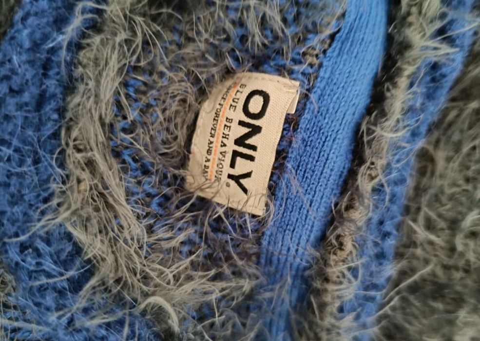 Only sweter oversize luzny włochacz ciepły zimowy  l 40