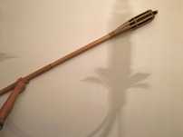 Tocha africana em cana como nova (decoração)