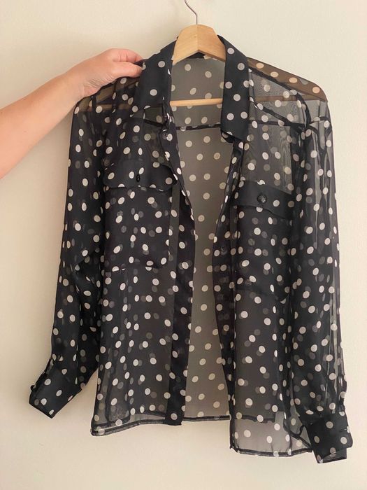 Blusa Transparente de Senhora