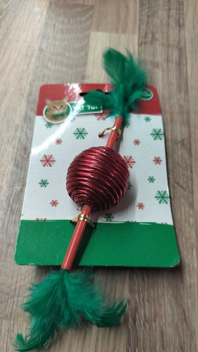 Interaktywna zabawka dla kota grzechotka neonowe zabawki