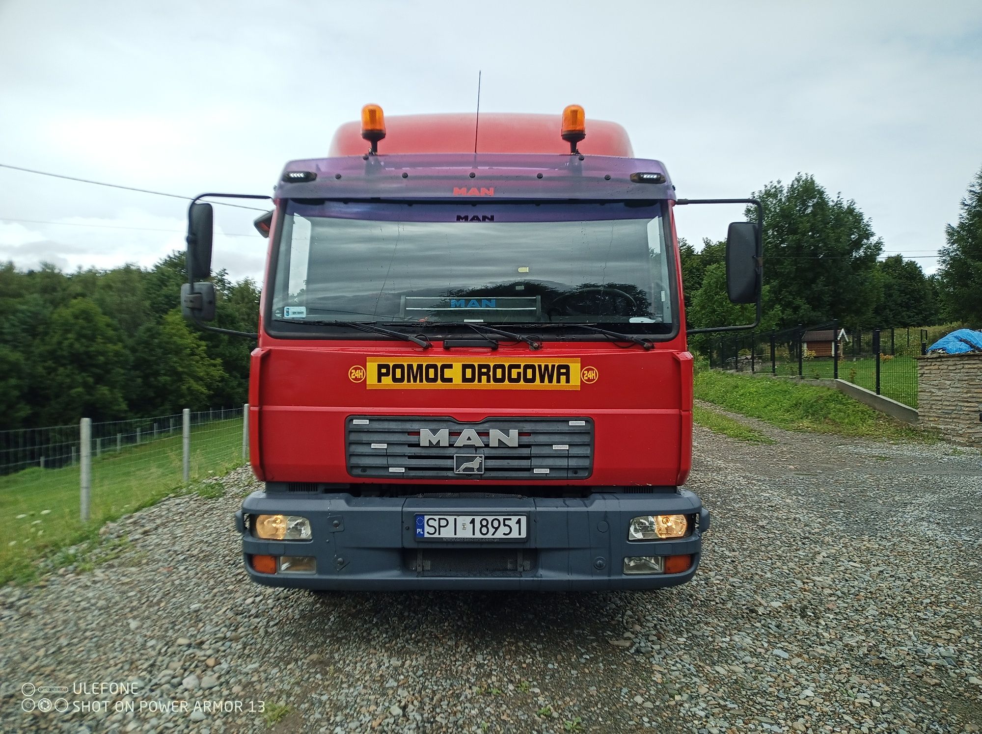 MAN Laweta pomoc drogowa specjalny 12DMC