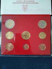 Komplet monet euro papież Franciszek