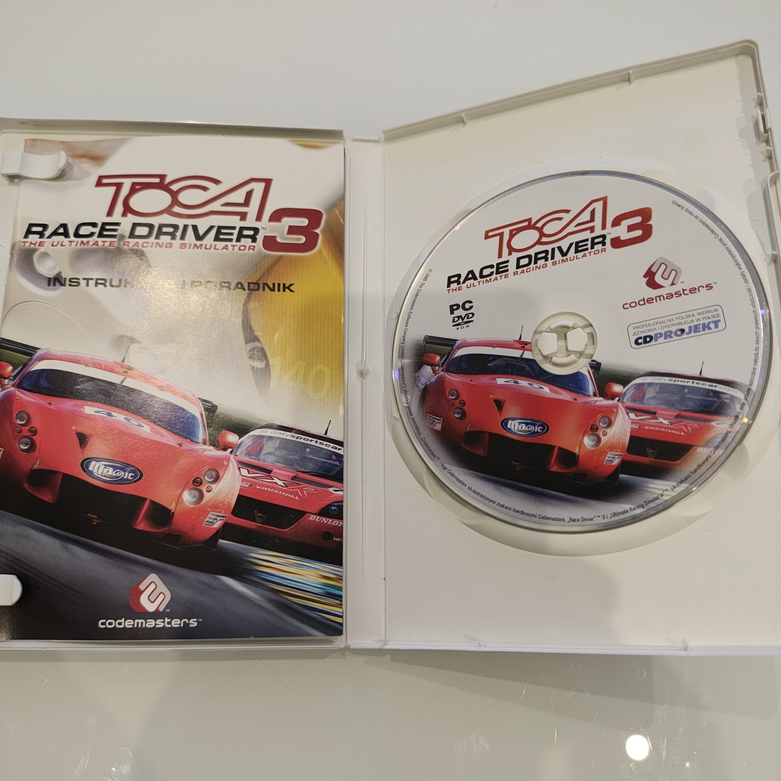 PC CD-ROM Toca Race Driver 3